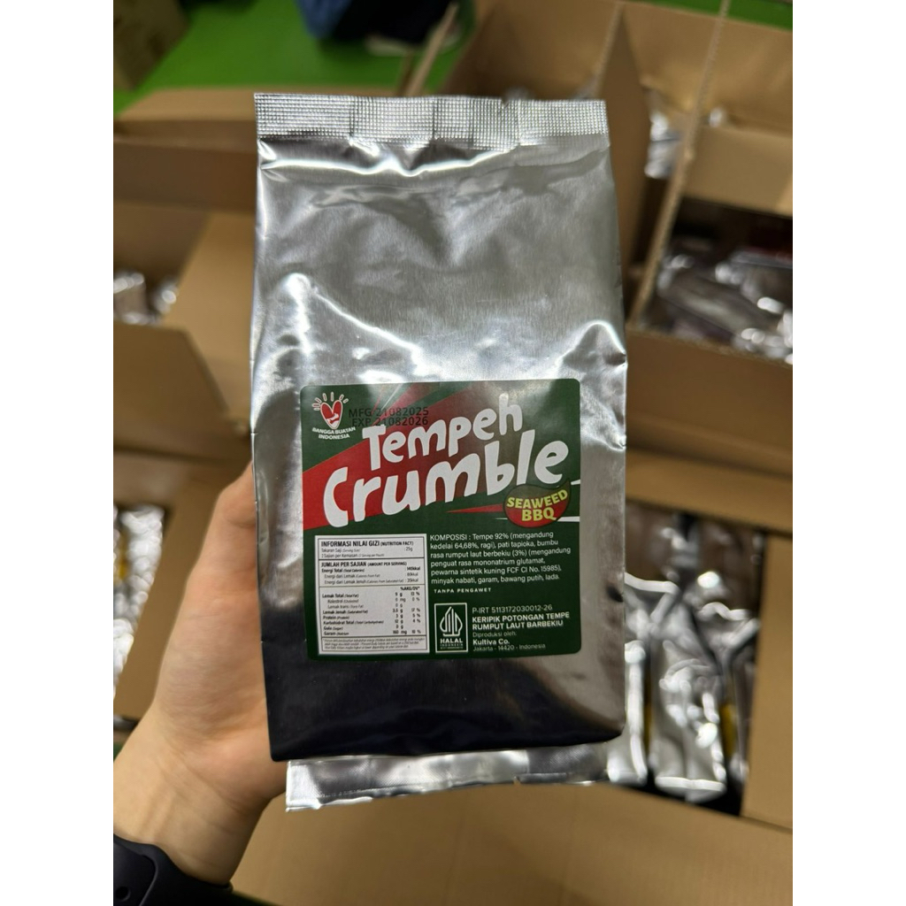 

Tempe Crumble Snack | Cemilan Tempe Renyah & Gurih | Tempe Vegan Tinggi Protein | Cemilan Tempe Homemade | Tempe Crumble Snack Camilan Sehat