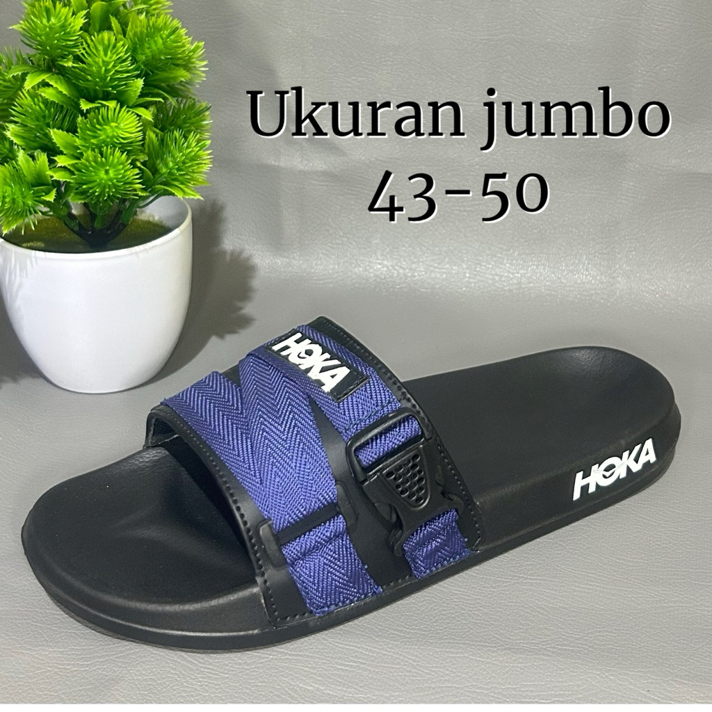 Sandal Pria Big Size Ukuran Jumbo 47 49 50 Sendal Slide Casual Pria Ukuran Gede Sendal Pria Jumbo Te