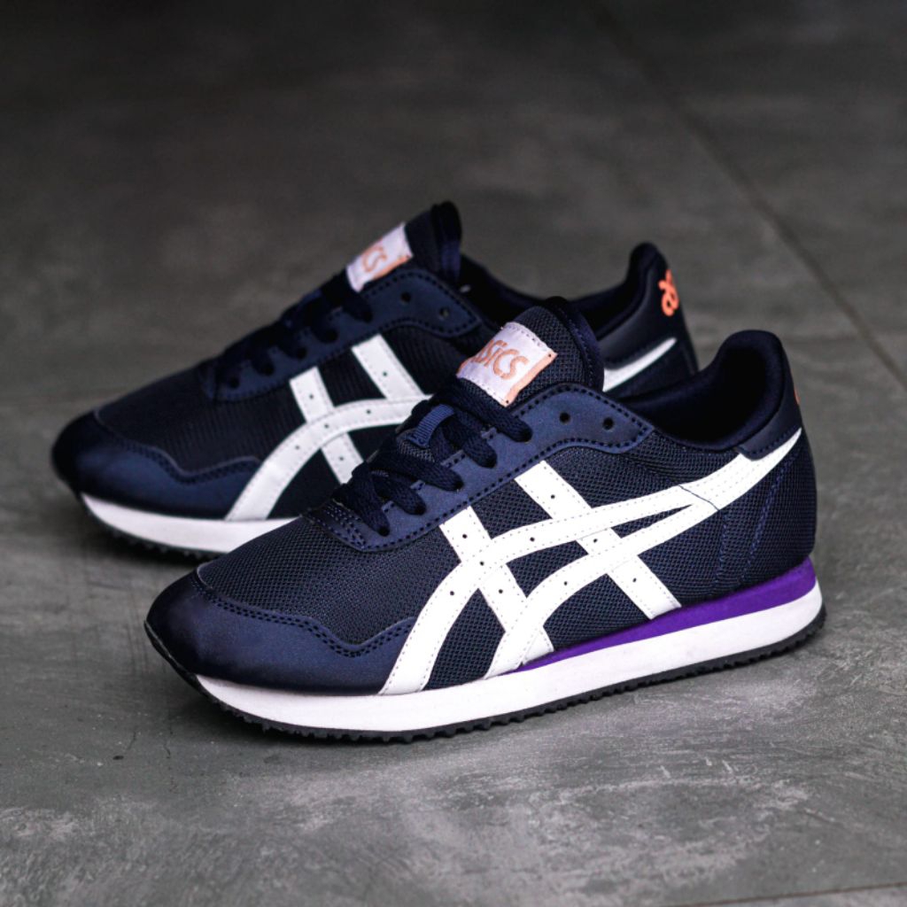 ASICS TIGER RUNNER NAVY WHITE PURPLE