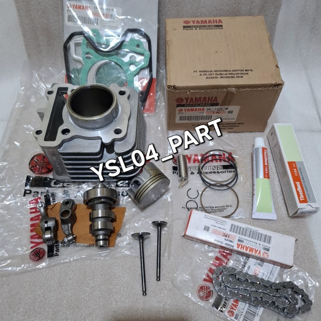 PAKET BLOK SEHER PLUS NOKEN AS KOMPLIT 54P MIO J XRIDE 115 MIO GT 115 SOUL GT 115 FINO FI 115 ORI