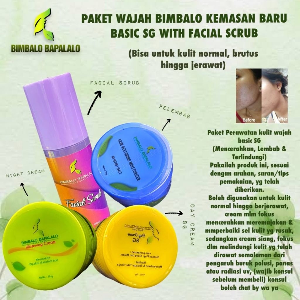 PAKET WAJAH BIMBALO BAPALALO