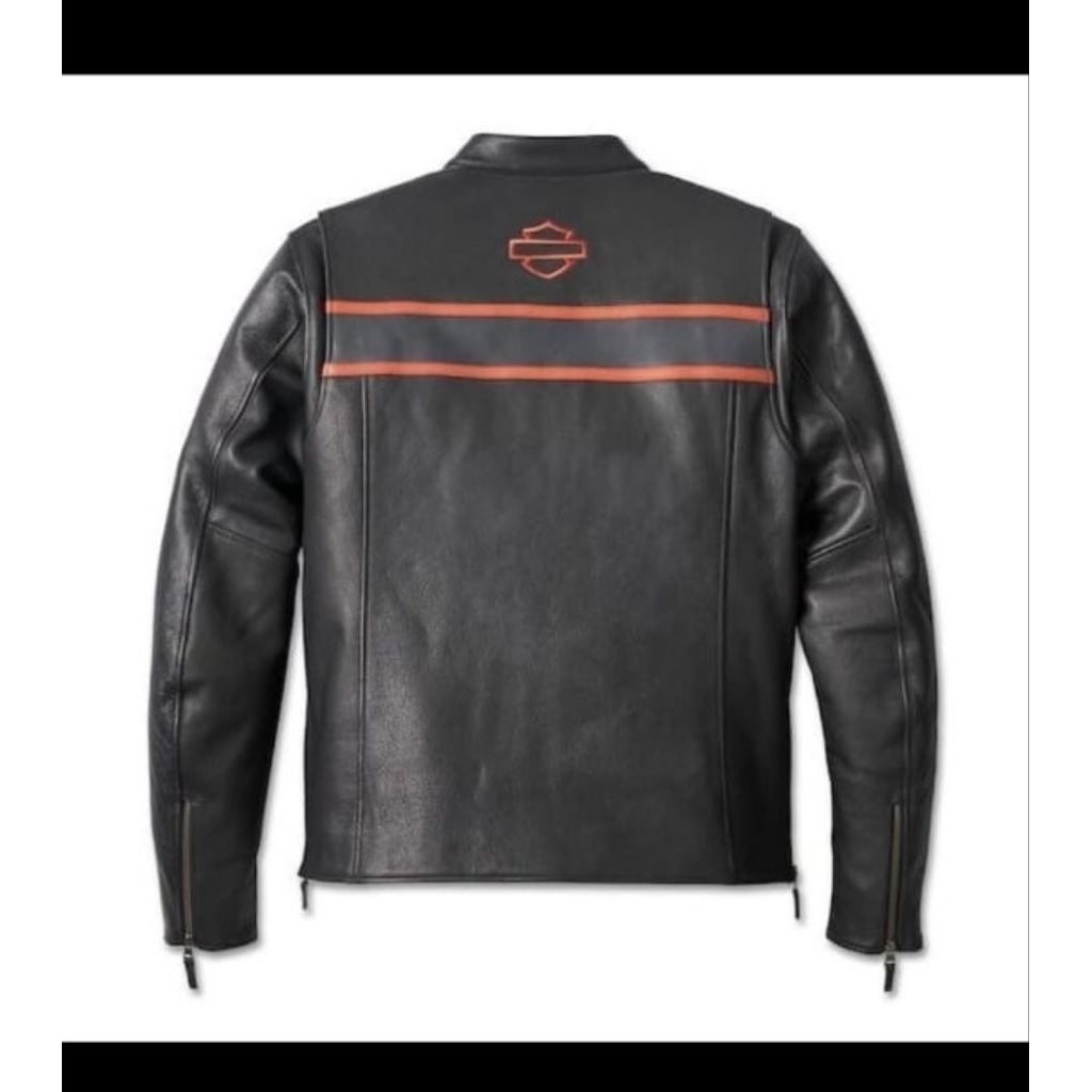 jaket kulit pria, jaket kulit Harley Davidson