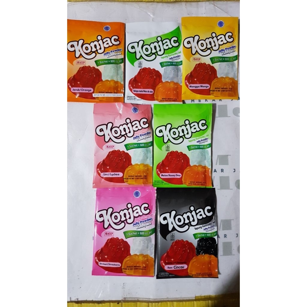KONJAC Jelly Powder 6gr All Variant