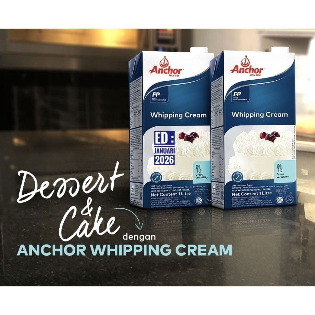 

Anchor Whipping Cream 1Liter