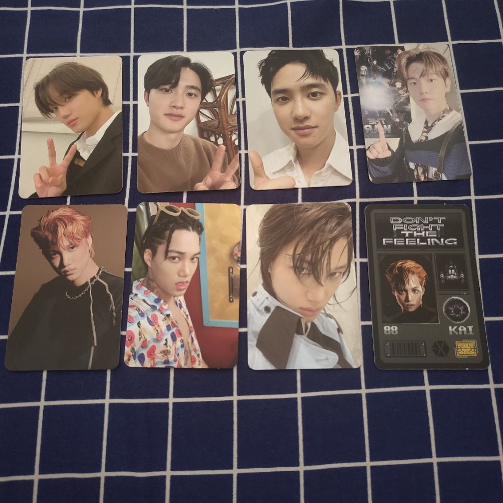 Bundling Photocard EXO KAI D.O BAEKHYUN KYUNGSOO KIM JONGIN SuperM