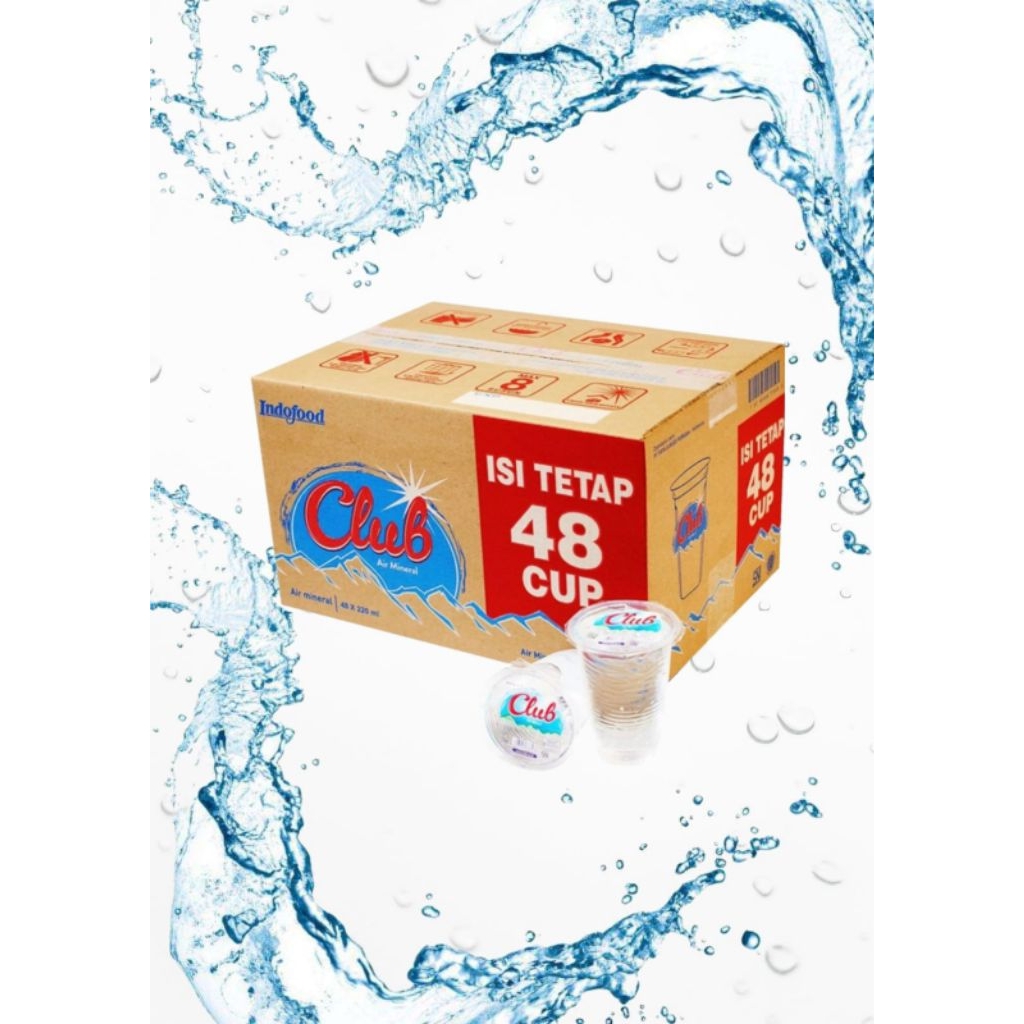 

Club Air Gelas 220 ml ( 1 dos isi 48 Cup )