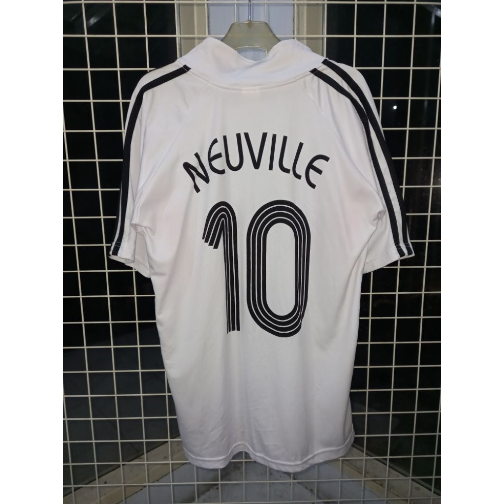 JERSEY RETRO VINTAGE JERMAN HOME 2006/2007 NAMESET NEUVILLE 10