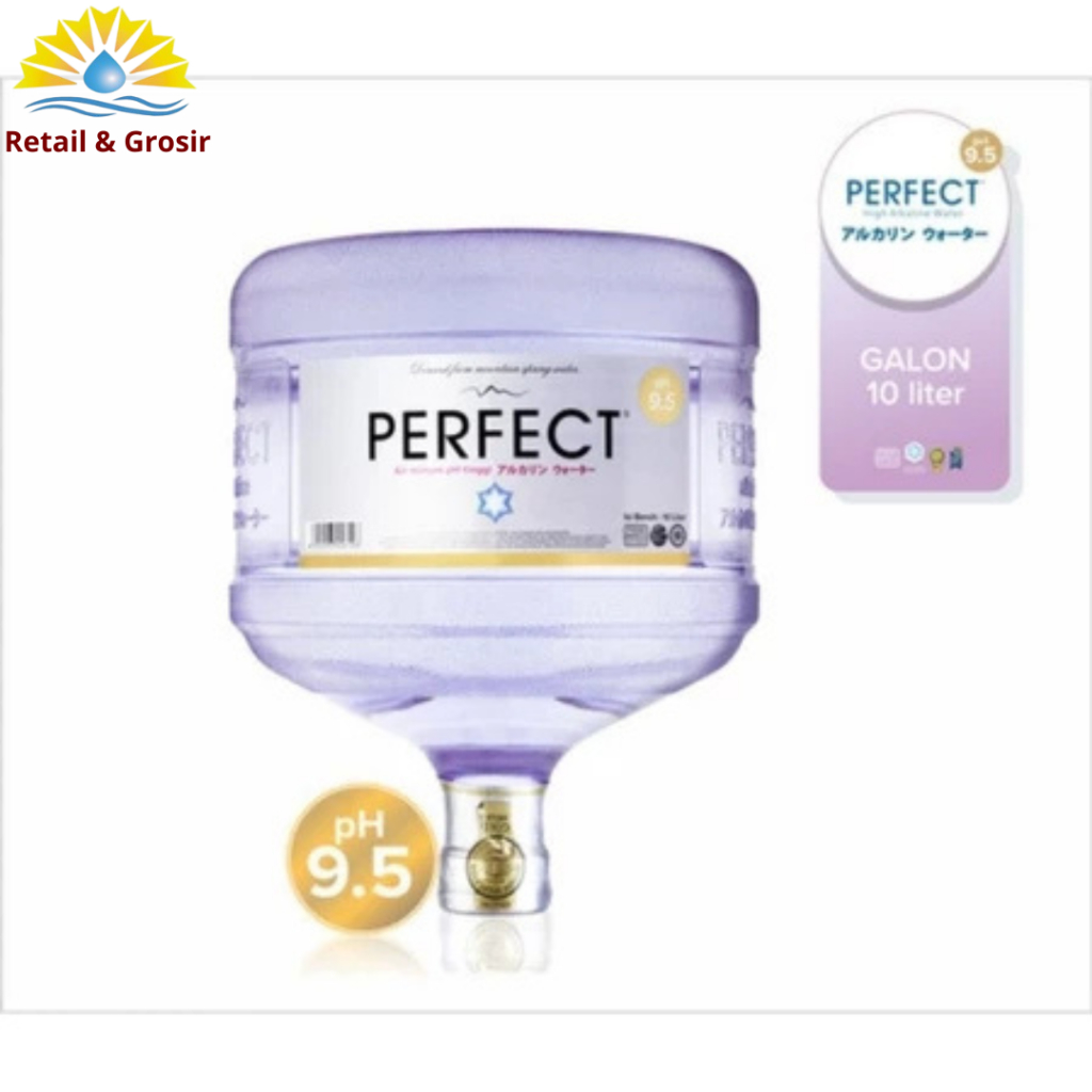 Air Minum Alkaline Perfect PH 9.5 10 Liter (Galon+isi)