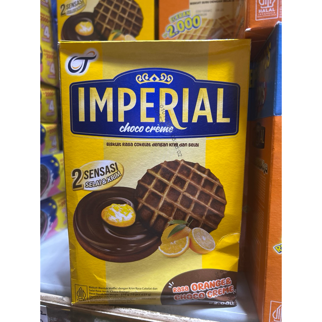 

Imperial choco creme orange 27gram box