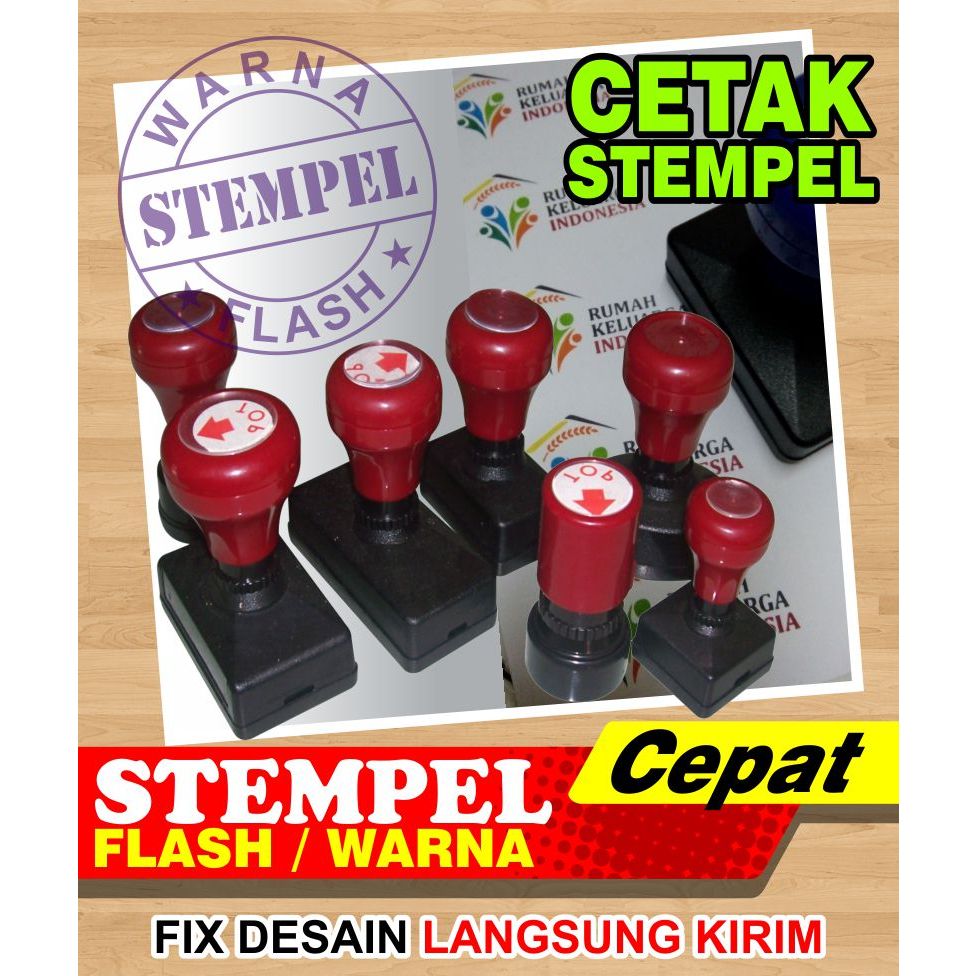STEMPEL OTOMATIS, CAP, STEMPEL FLASH, STEMPEL WARNA, STEMPEL KILAT, STEMPEL KIRIM INSTANT, STEMPEL 1