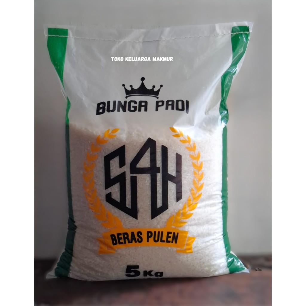 

BERAS PULEN BUNGA PADI "SAH" KEMASAN @5KG