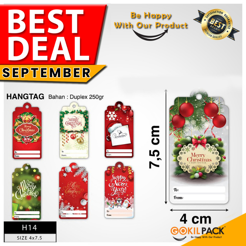 

Hang Tag – Hang Tag Motif Merry Christimas 7,5x5 | H14