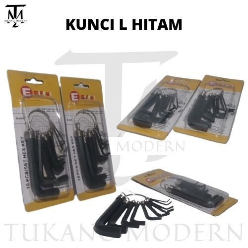 KUNCI L HITAM / KUNCI L PANJANG / KUNCI L SET / KUNCI L SET TEKIRO / KUNCI L SET BINTANG