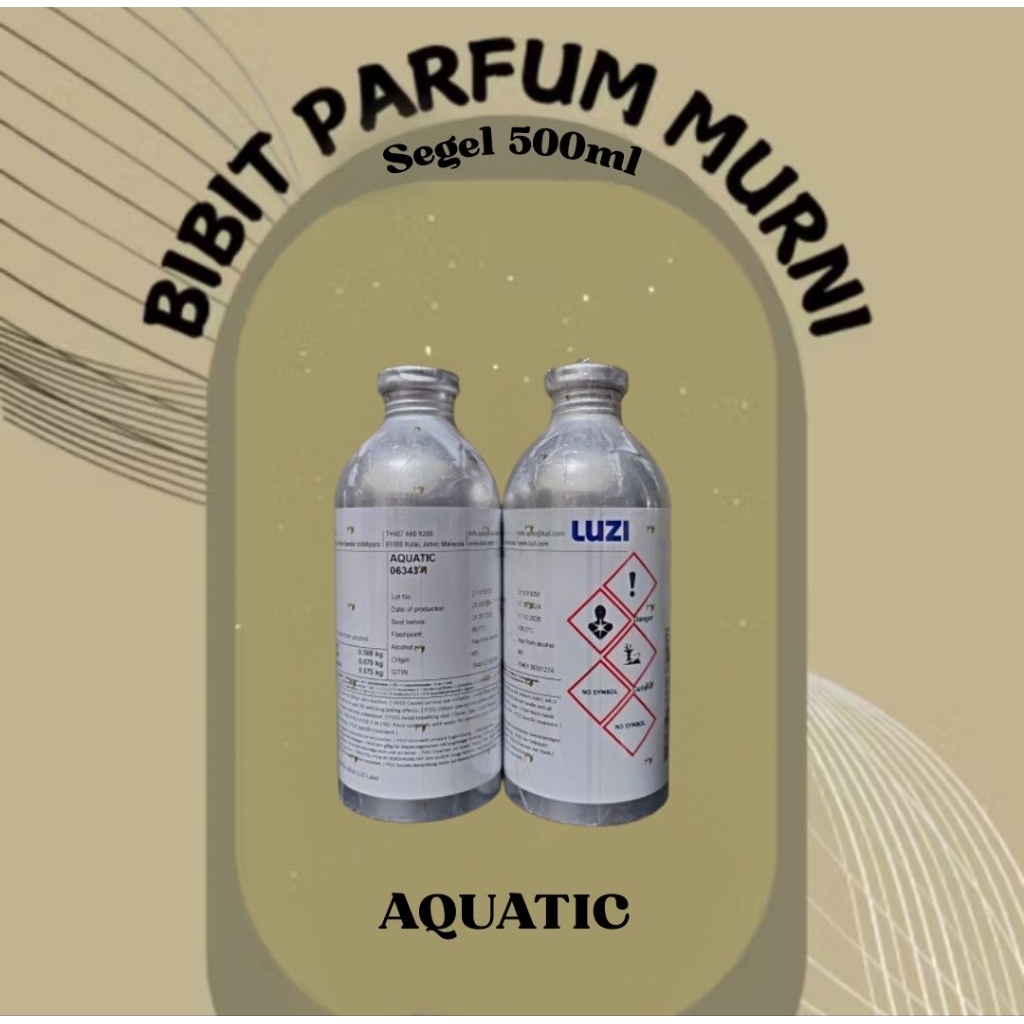 PARFUM AQUATIC INSPIRED BULGARI AQUA POUR HOMME BY LUZI 500ML SEGEL