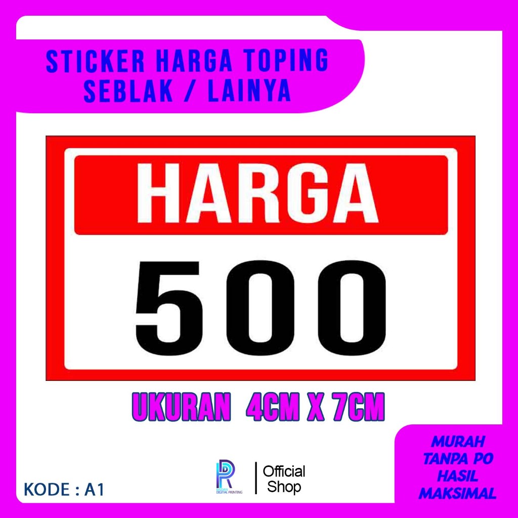 

STIKER TOPING SEBLAK , STIKER HARGA SEBLAK , STIKER HARGA TOPING