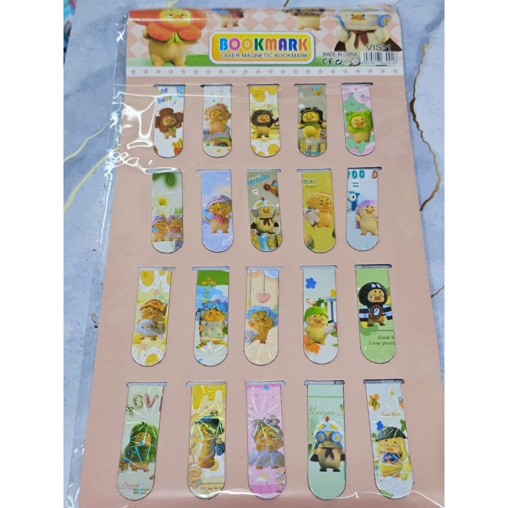 

Pembatas Buku Magnet Karakter Isi 20Pcs