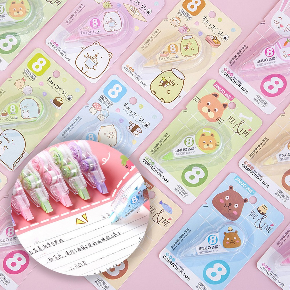 

EC Correction Tape Students Tipex Kertas Perlengkapan Sekolah Karakter Hewan Lucu / Tipex Roll Pita Koreksi Serbaguna / Tipe-X Kertas Mini Karakter Import Stockami A75