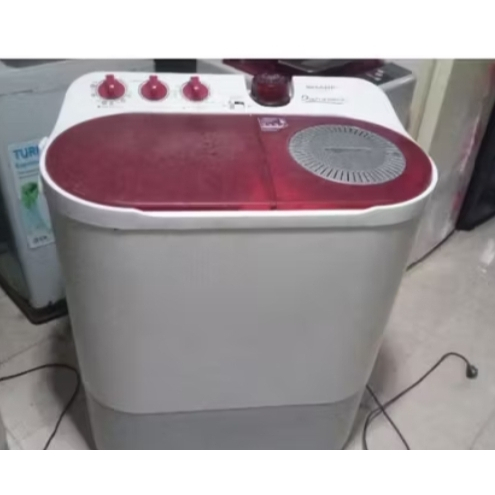 MESIN CUCI SHARP DHOLPIN 2 TABUNG SECOND NORMAL