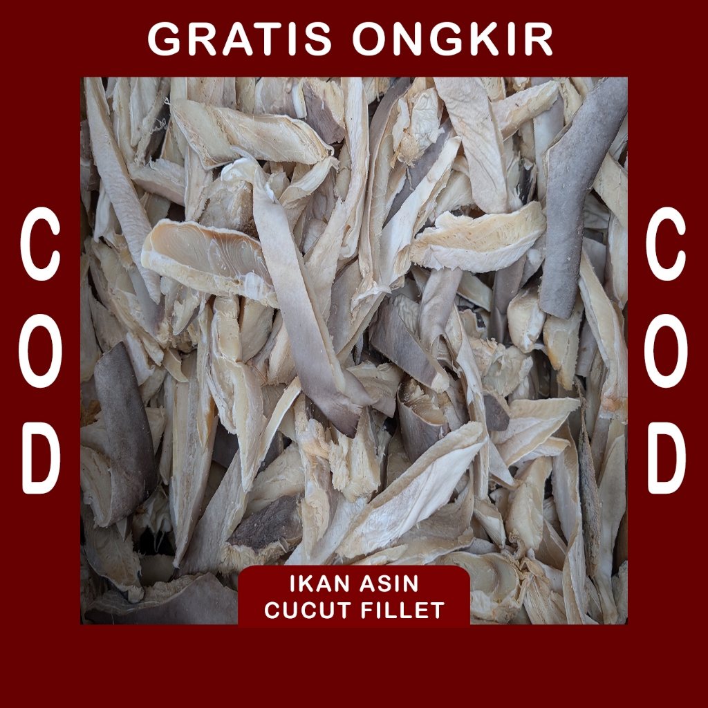 

Ikan Asin Cucut Fillet Tanpa Duri Fresh Daging Tebal 1000gr | 500gr | 250gr