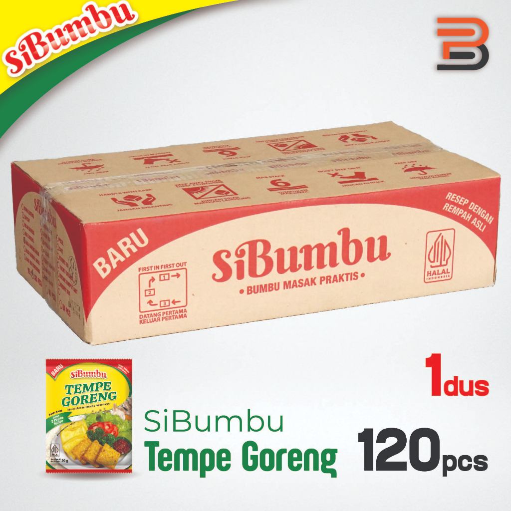 

SiBumbu - Tempe Goreng 1 Dos (120pcs)