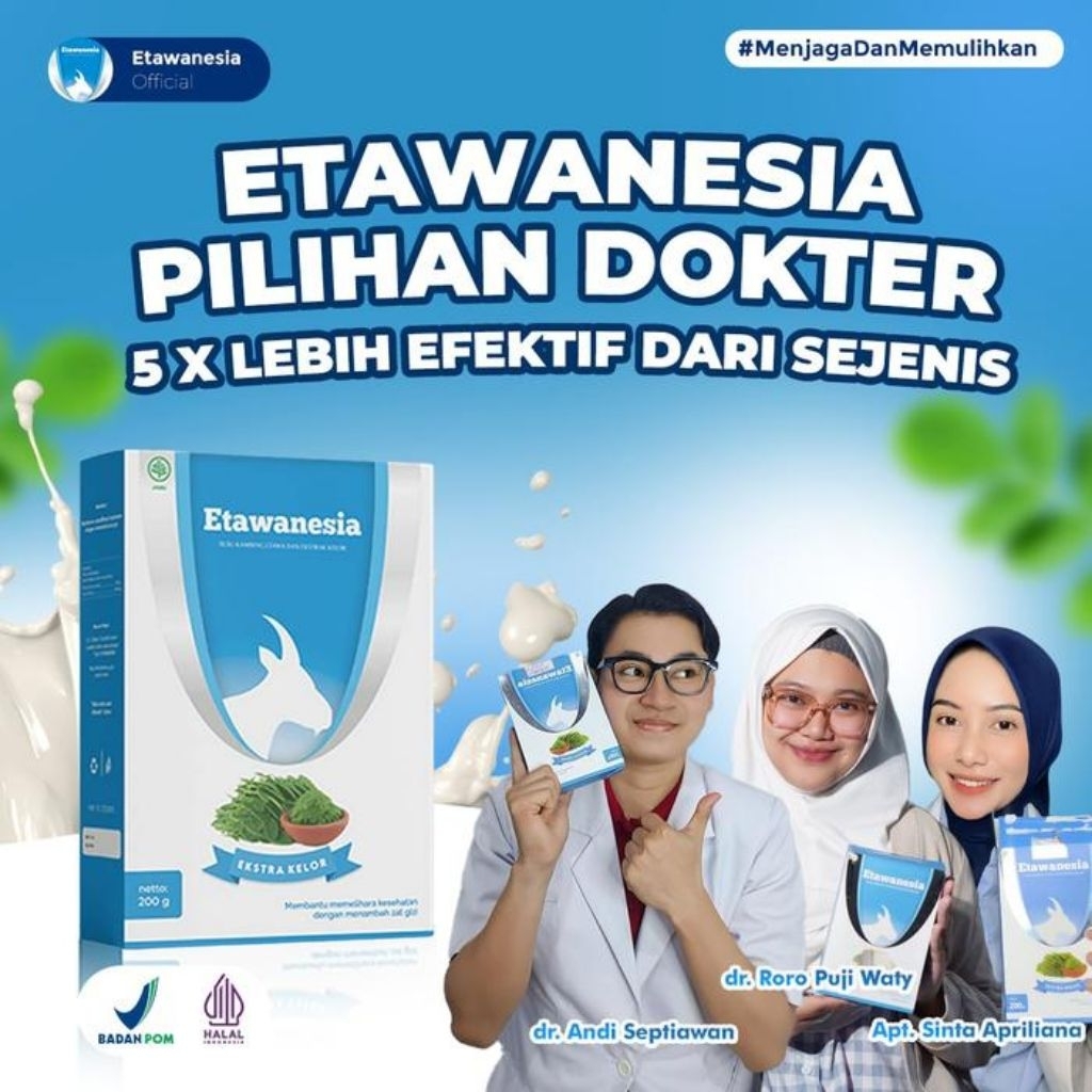 

- Susu Etawa Biru Bantu Atasi Sesak Nafas dan Masalah Pernafasan