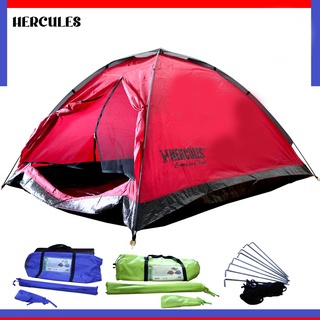 Tenda Camping Hercules 4 - 6 Orang Dewasa / Tenda Gunung Mendaki Army