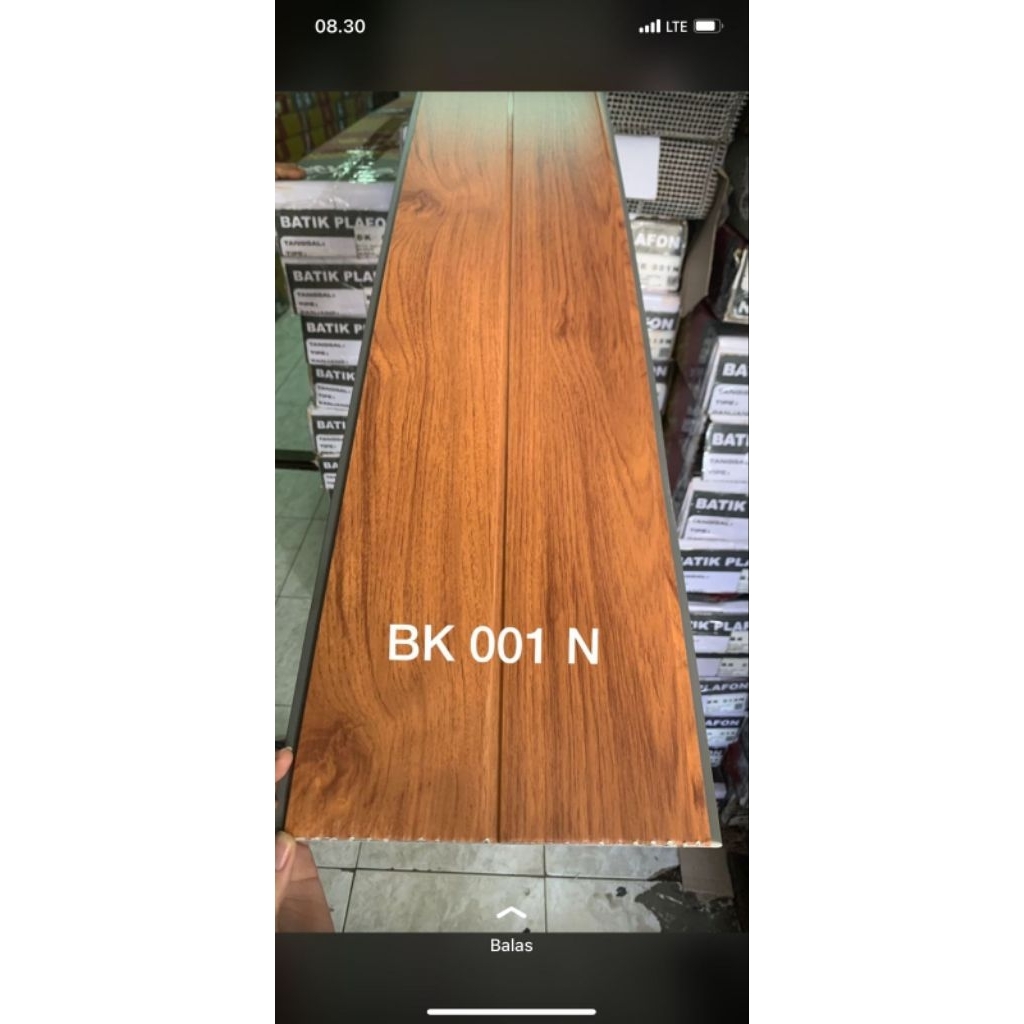 jual matrial plafon pvc doff batik