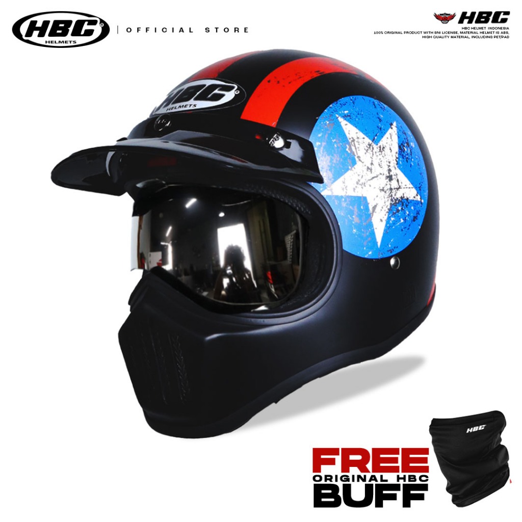 HBC Helm Cakil Pet Inner Visor Captain