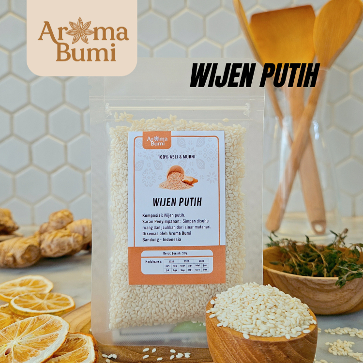 

Aroma Bumi - Wijen Putih White Sesame Rempah Premium Murah