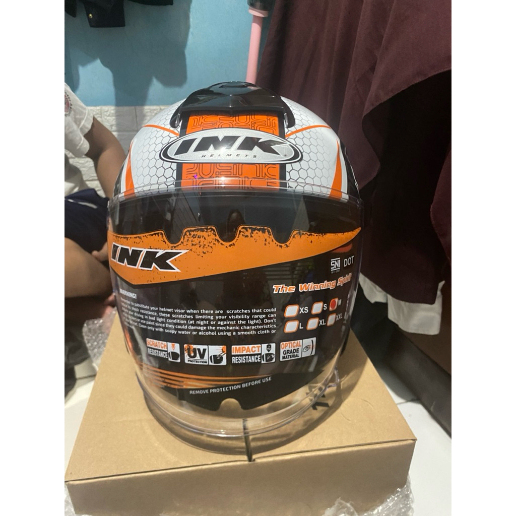 helm ink dynamic orange black