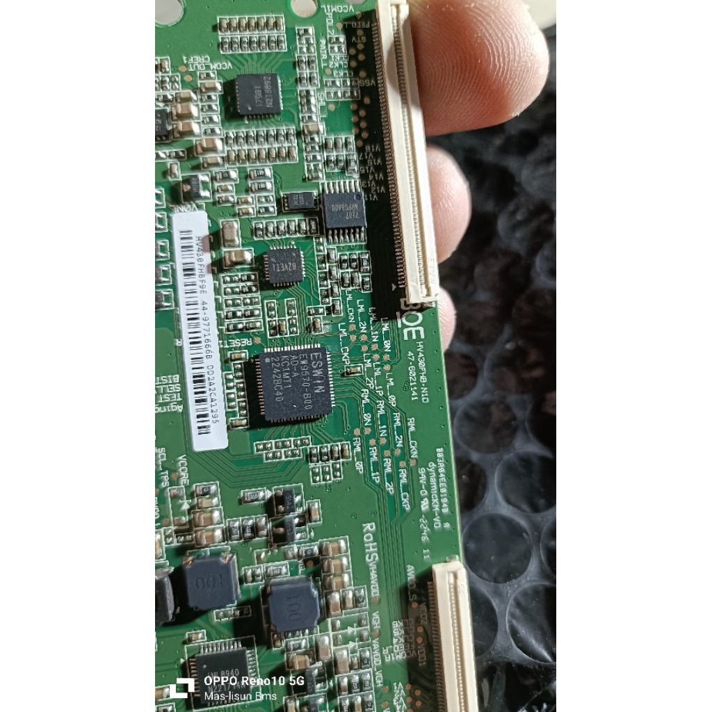 TCON LG 43LM5500PTA T CON TV LG 43LM5500. 