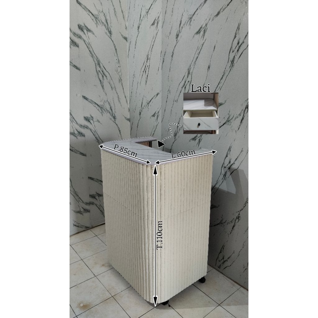 Meja Kasir// Rak kasir