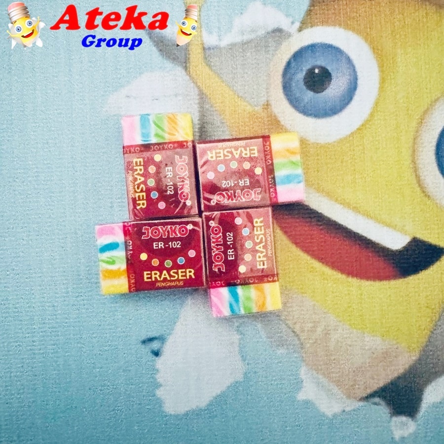 

[PCS] JOYKO ERASER ER-102 PENGHAPUS SPINNER WARNA RAINBOW