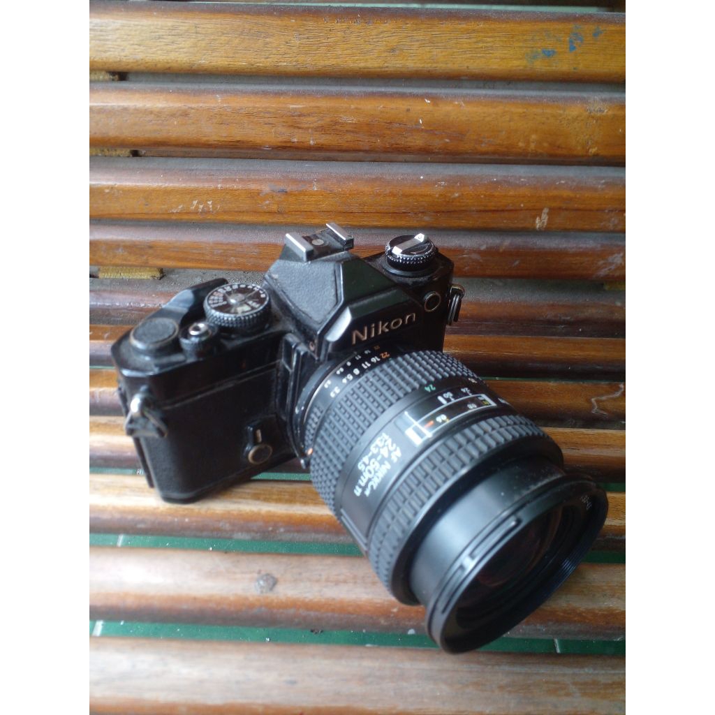kamera analog nikon fm blackbody