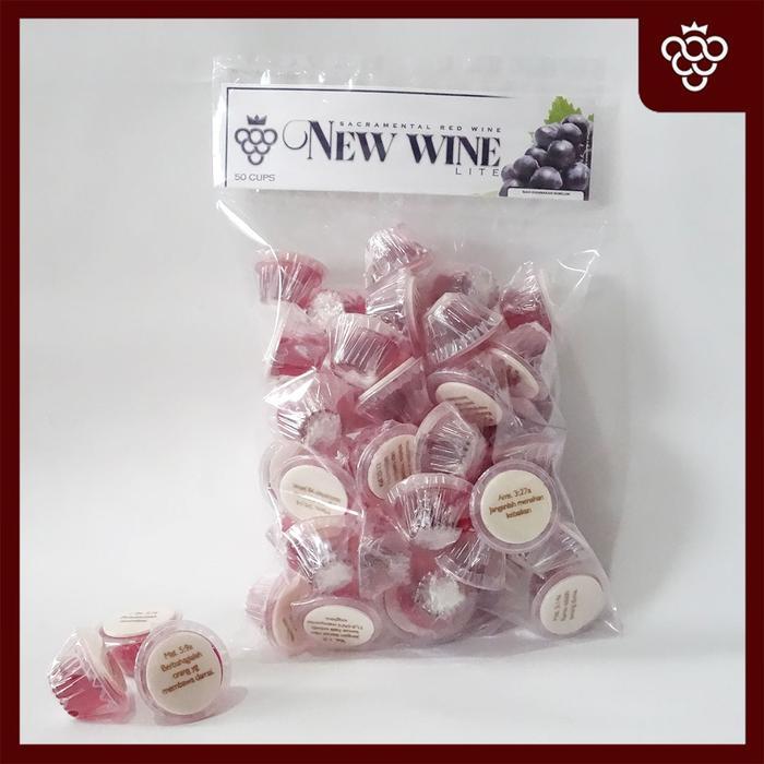 

Paket Anggur Perjamuan Kudus Lite + Hosti Ayat - isi 50