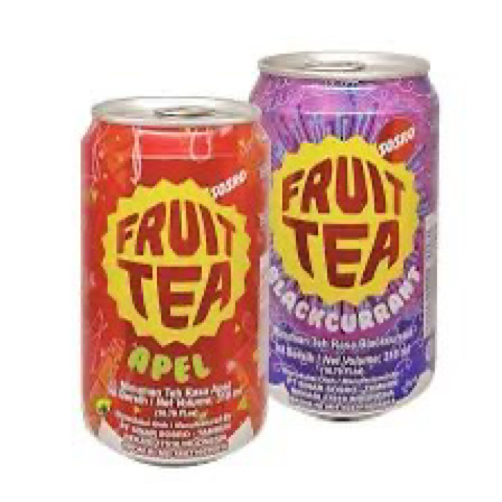fruit tea kaleng 318 ml isi 24