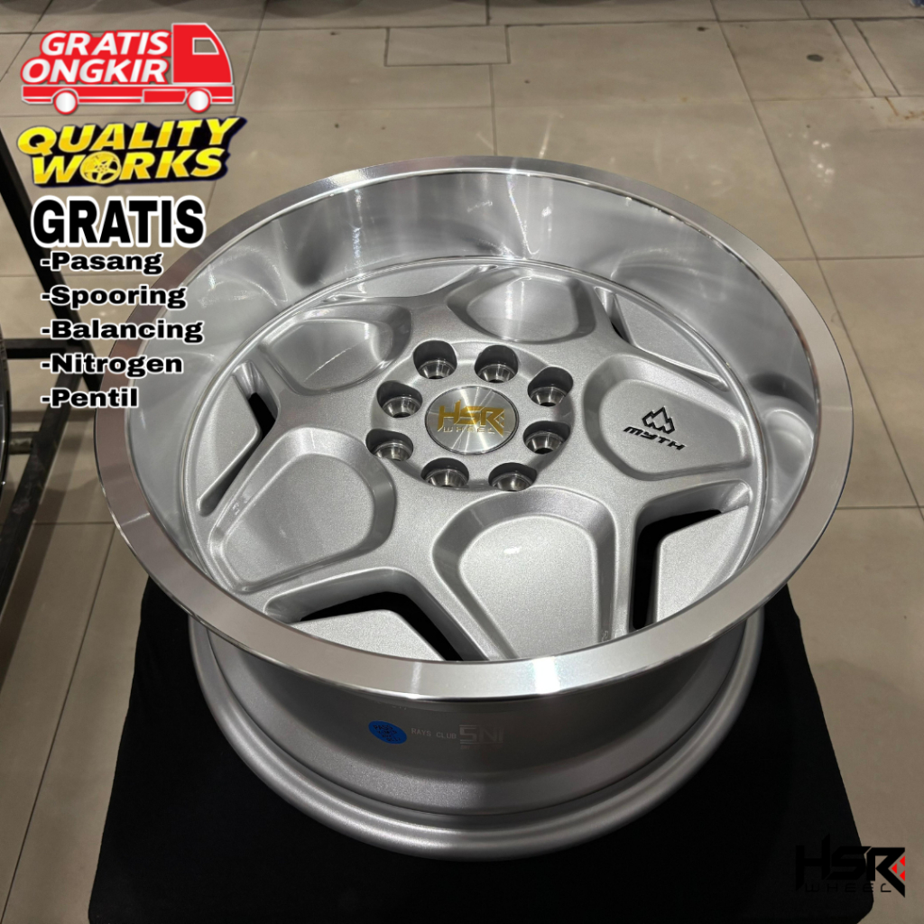 Velg Ring 16 HSR MYTH-04 Velg Celong Mobil Datsun Vios Calya City Mobilio