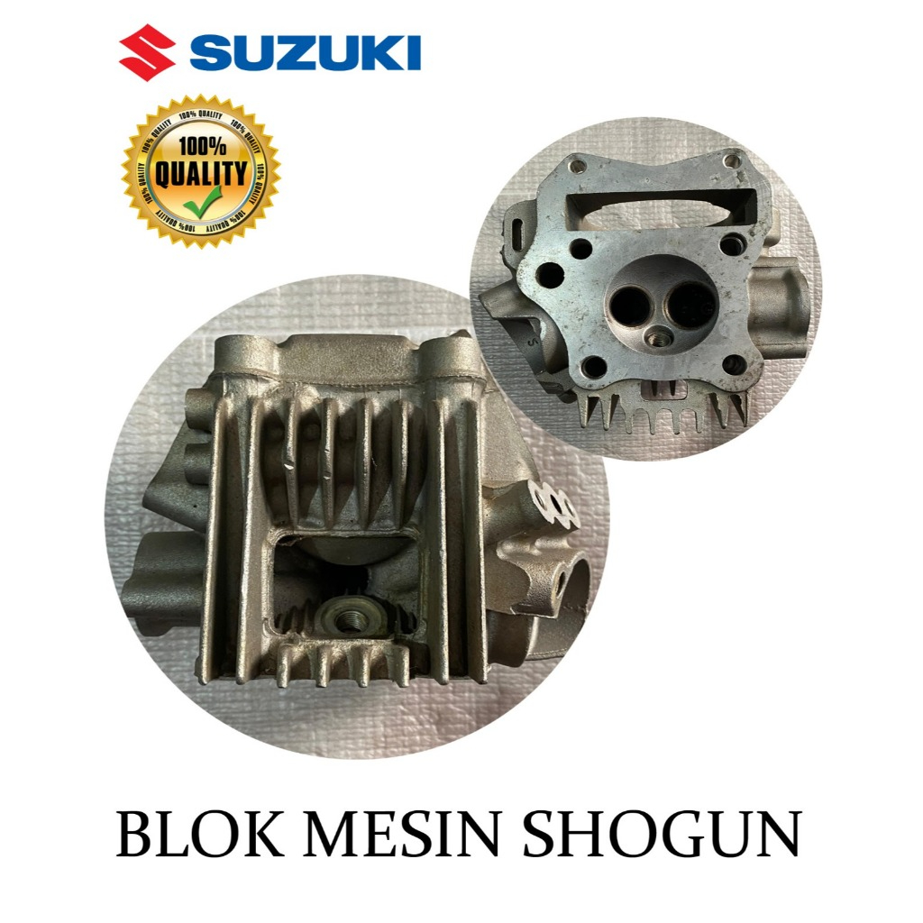 BLOK SEHER MESIN SUZUKI SHOGUN 110/SHOGUN KEBO ORIGINAL