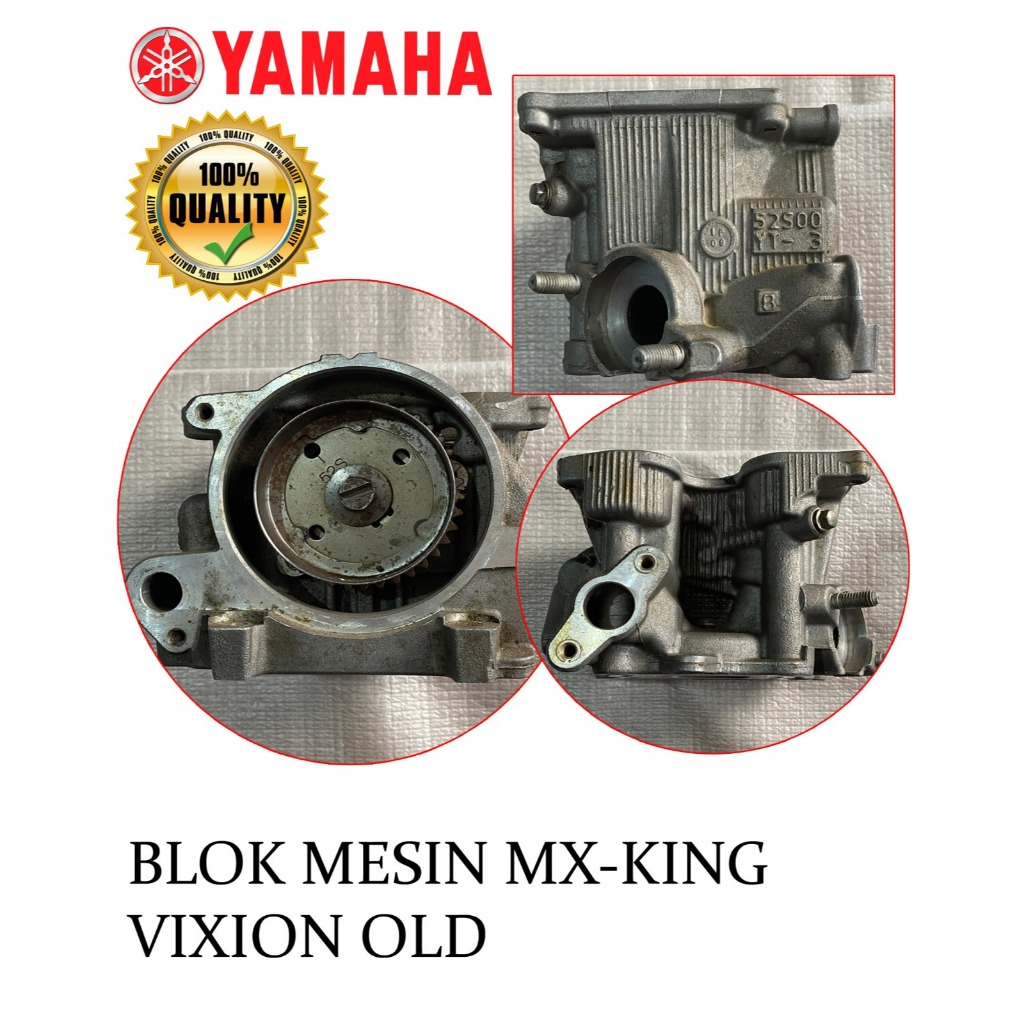 BLOK SEHER MESIN YAMAHA MX-KING/VIXION OLD ORIGINAL