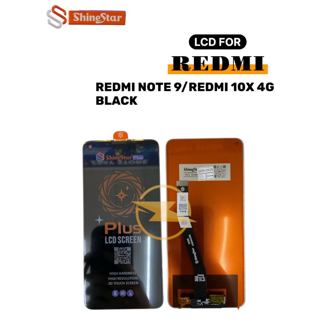 LCD+TS XMI REDMI NOTE 9/REDMI 10X 4G BLACK SHINESTAR