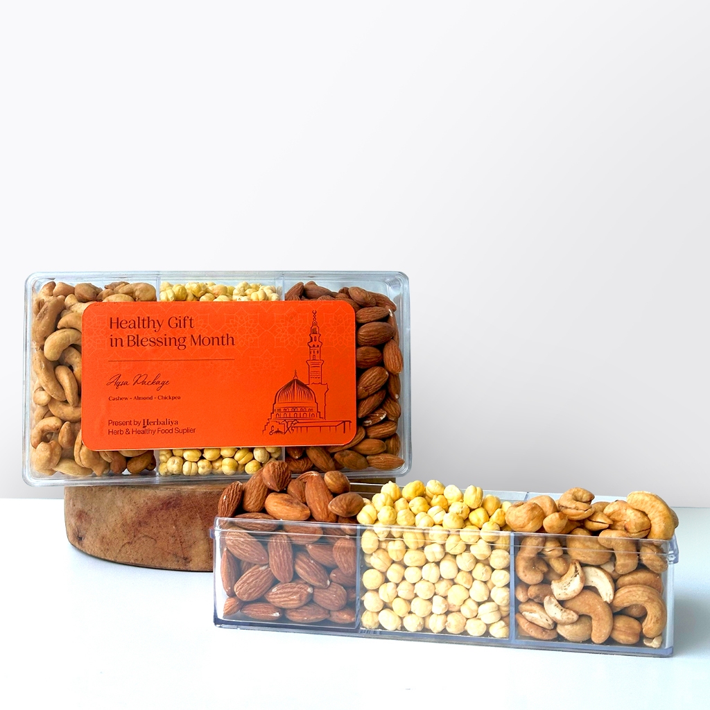 Aqsa Package Hampers Kacang Mete Almond Kacang Arab Ekslusif Oleh Oleh Haji Umroh