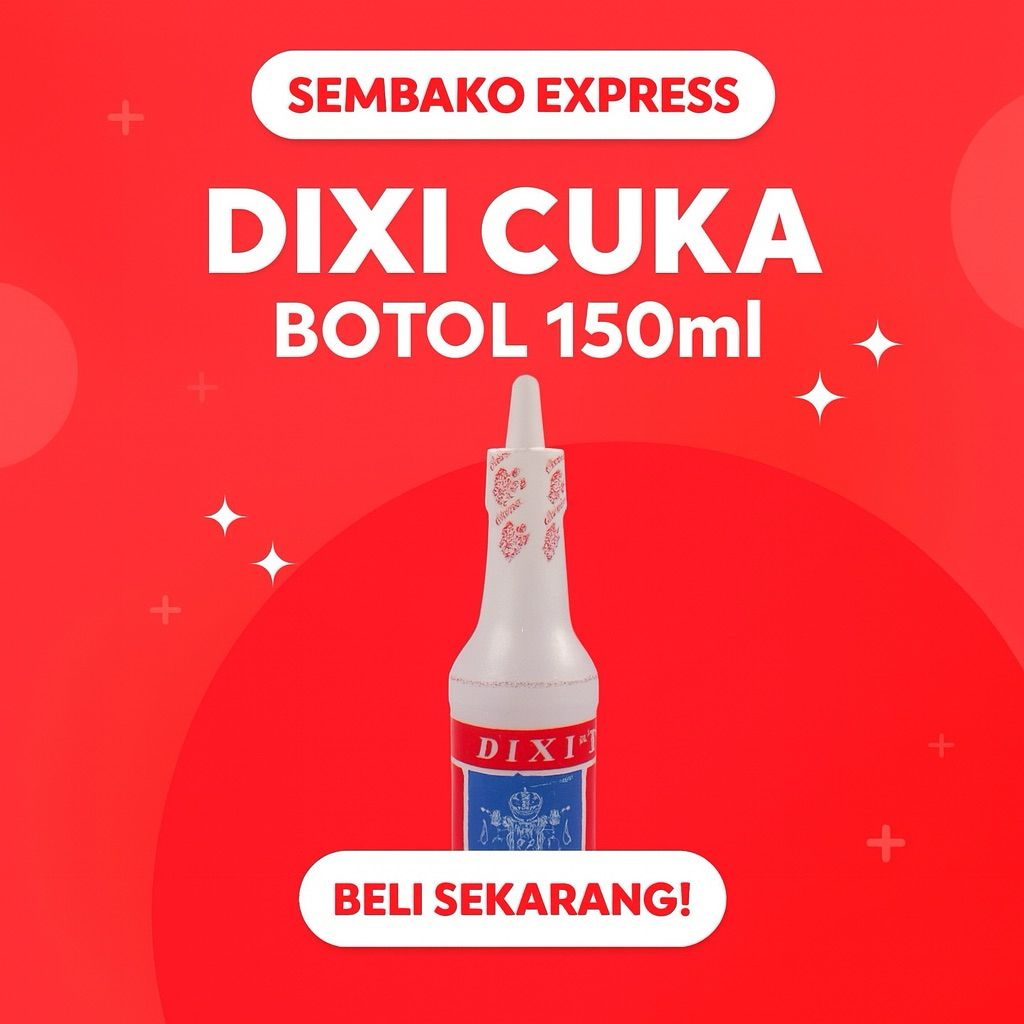 

Dixi Cuka Botol 150ml – Pelengkap Rasa untuk Masakan dan Sajian