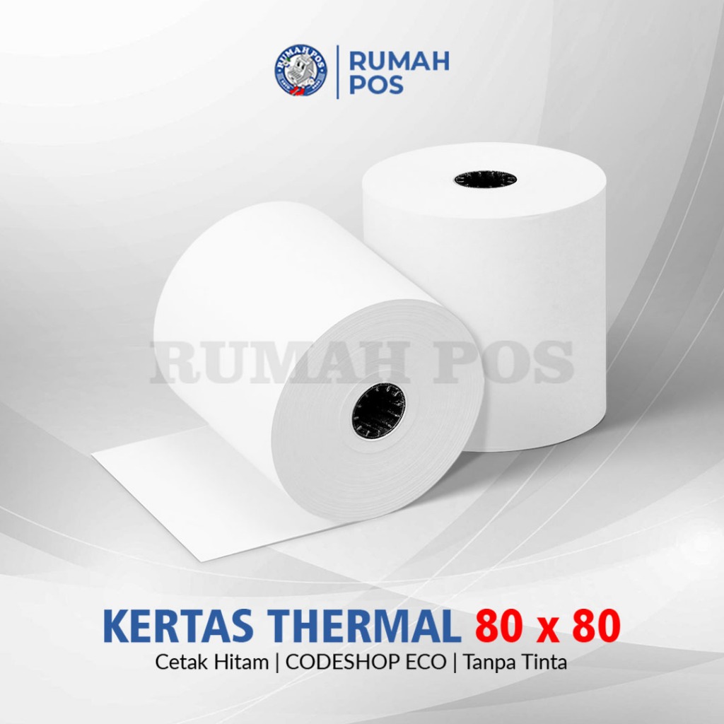 

Kertas Thermal ECO 80 x 80 Struk Kasir 80x80 Printer Kasir