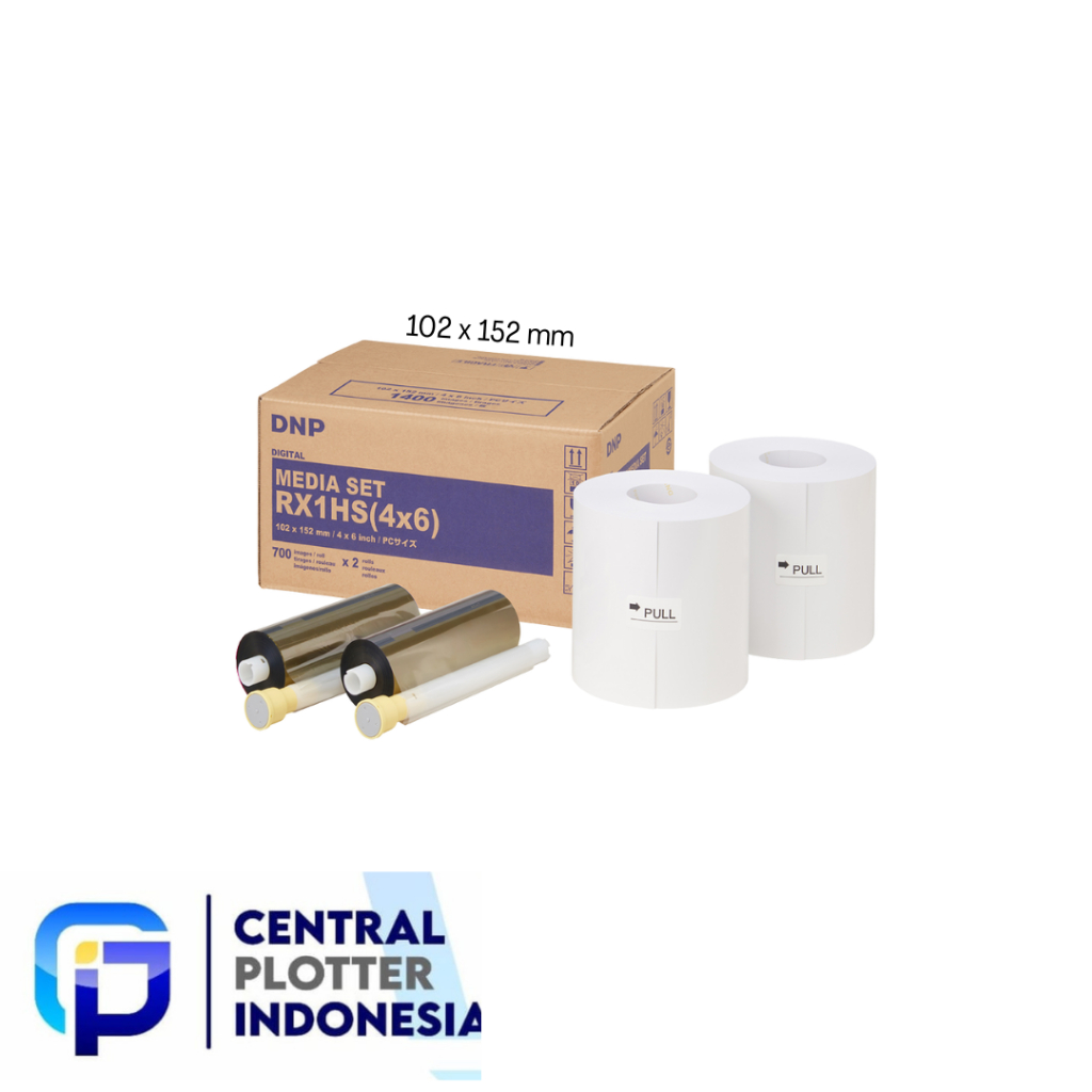 

DNP RX1HS Paper Media Set 4x6 Standard – 700 Lembar / Roll – Original Fotolusio DNP RX1HS Paper Media Set 4x6 Perforated – 700 Lembar / Roll – Original Fotolusio