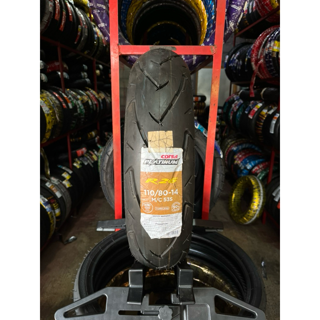 Ban CORSA R26 80/80-14 90/80-14 100/80-14 110/80-14 TUBELES Corsa r26 platinum Corsa platinum