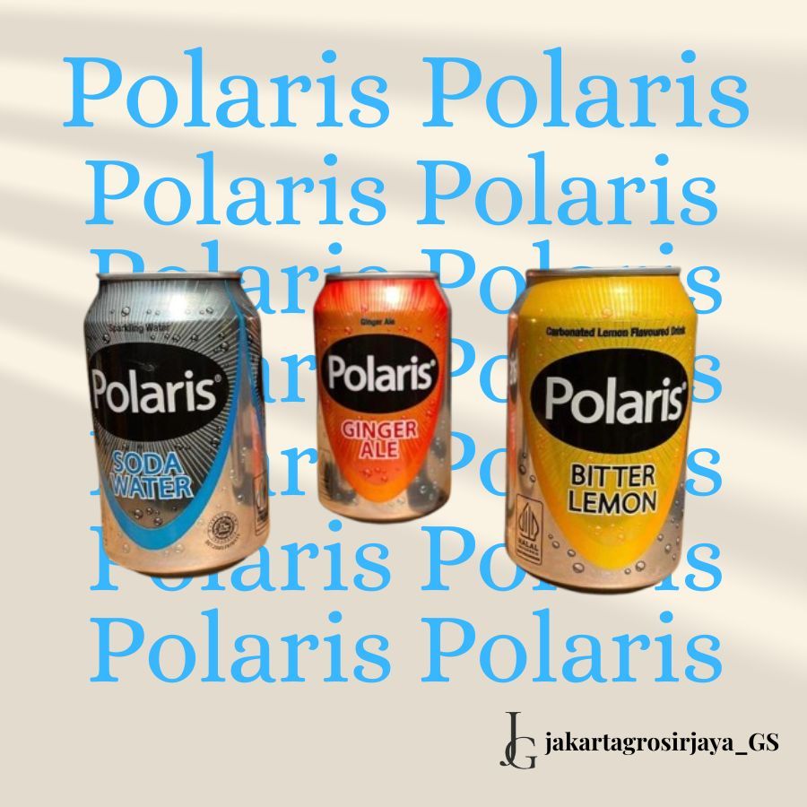 

Polaris Sparkling Water / Minuman Berkarbonasi 330ml - Soda Water / Bitter Lemon / Ginger Ale [HALAL]