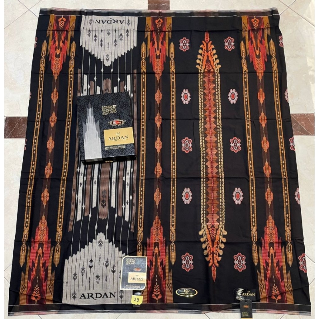 Sarung ARDAN SGJ Grade GOLD Seri Hitam