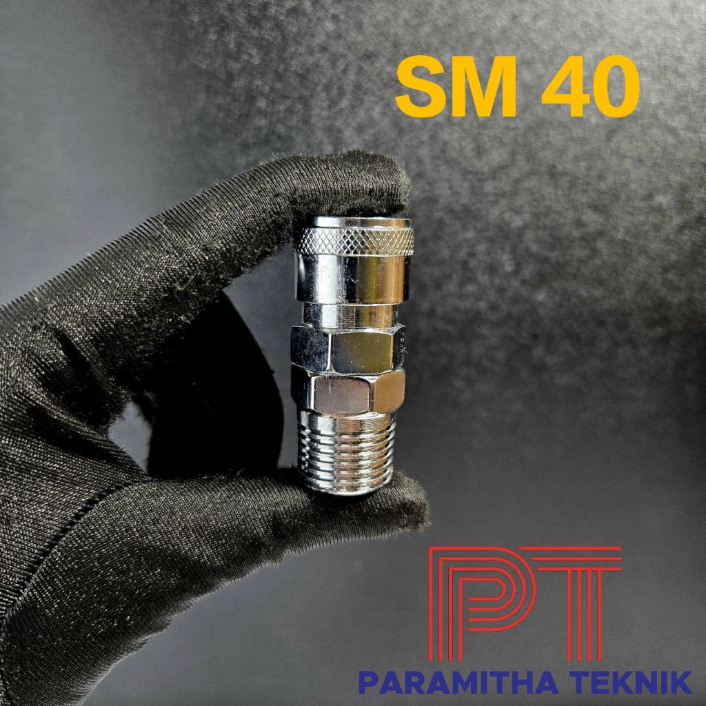 Coupler SM40 / quick coupler sambungan selang copler recoil compressor SM 40 / koupler kopler cuk an