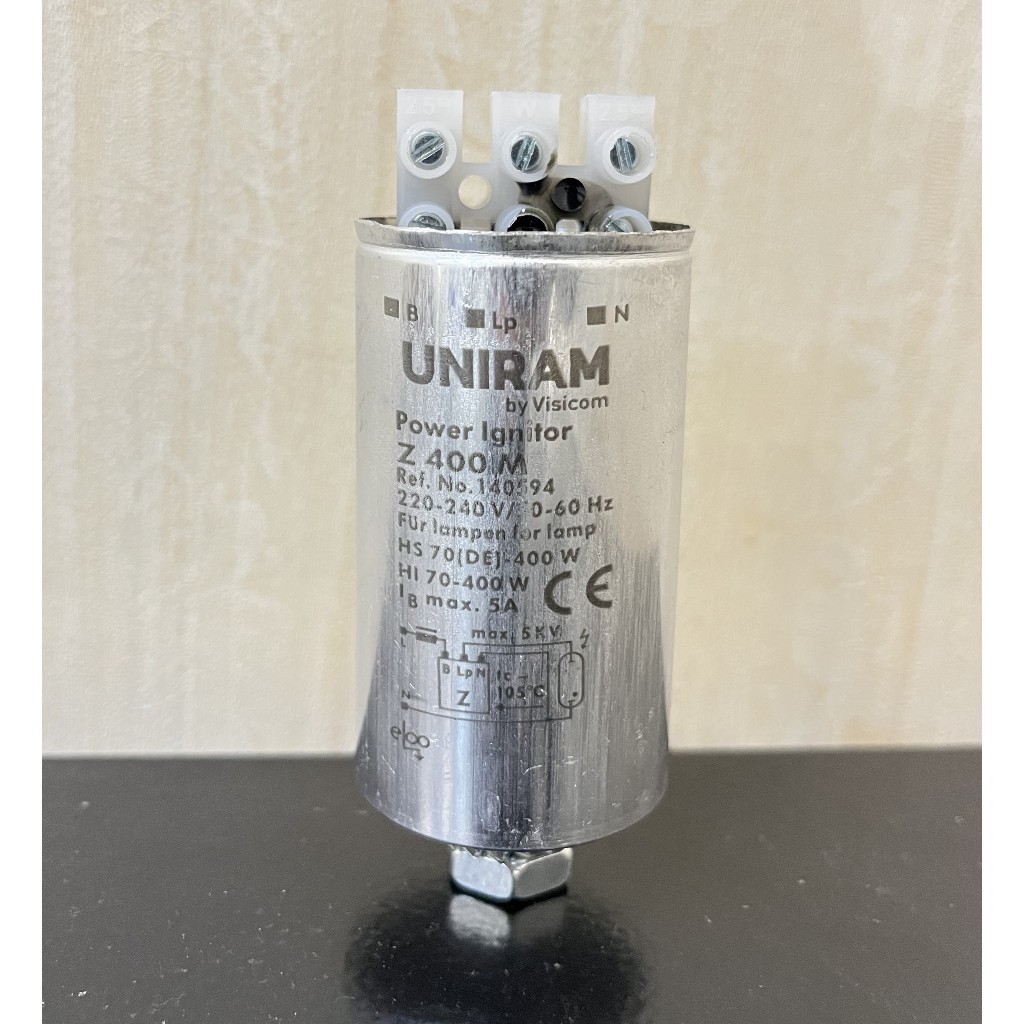 IGNITOR 400 WATT METAL HALIDE OR SODIUM UNIRAM