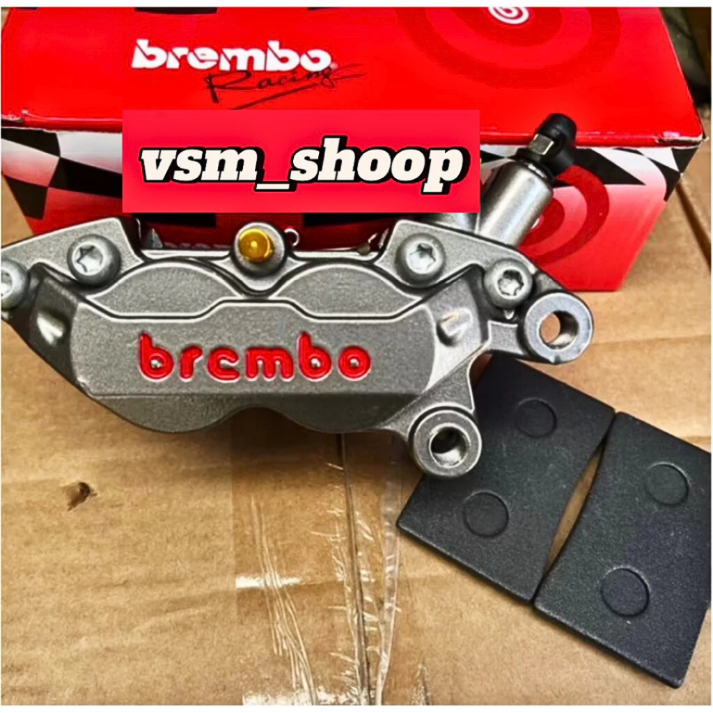 KALIPER KIRI BREMBO 4PISTON HONDA VARIO BEAT REVO SUPRA DLL